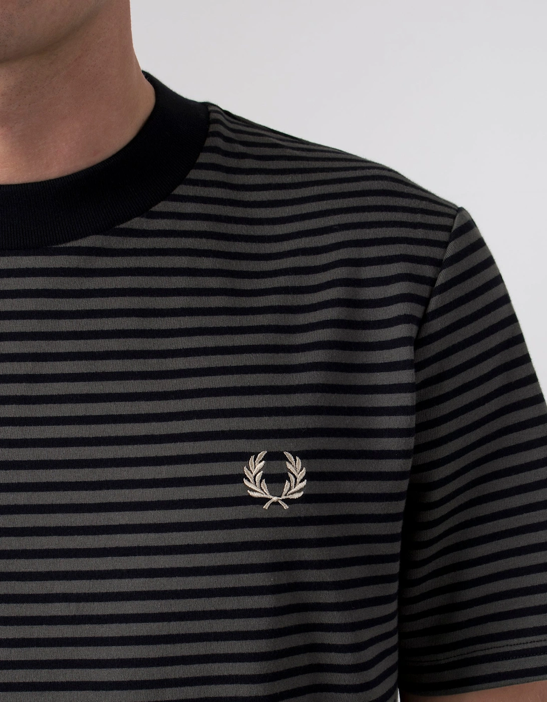 Fine Stripe Heavy Weight T-Shirt
