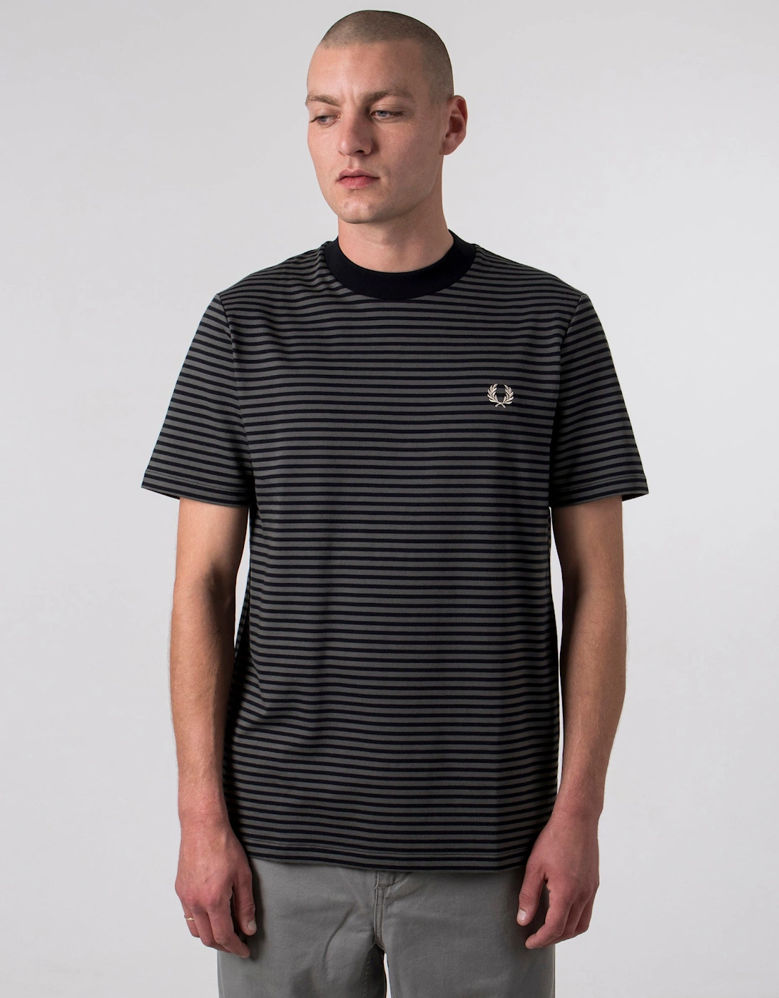 Fine Stripe Heavy Weight T-Shirt