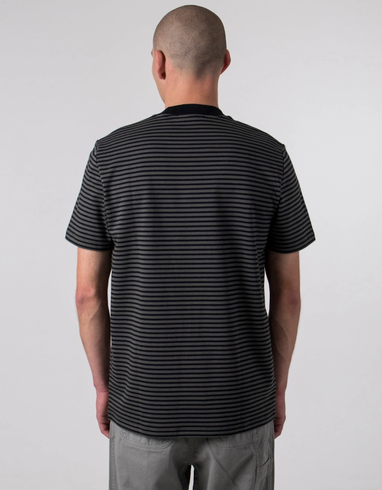 Fine Stripe Heavy Weight T-Shirt