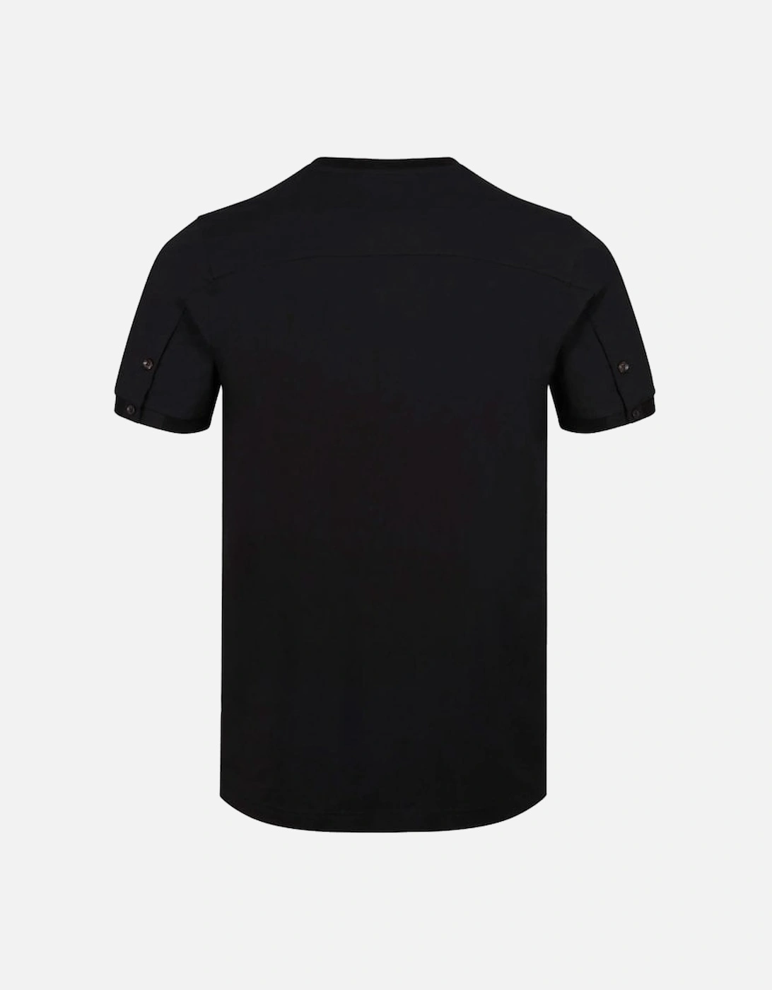 Luke Shanghai Jersey Crew Neck T Shirt Jet Black