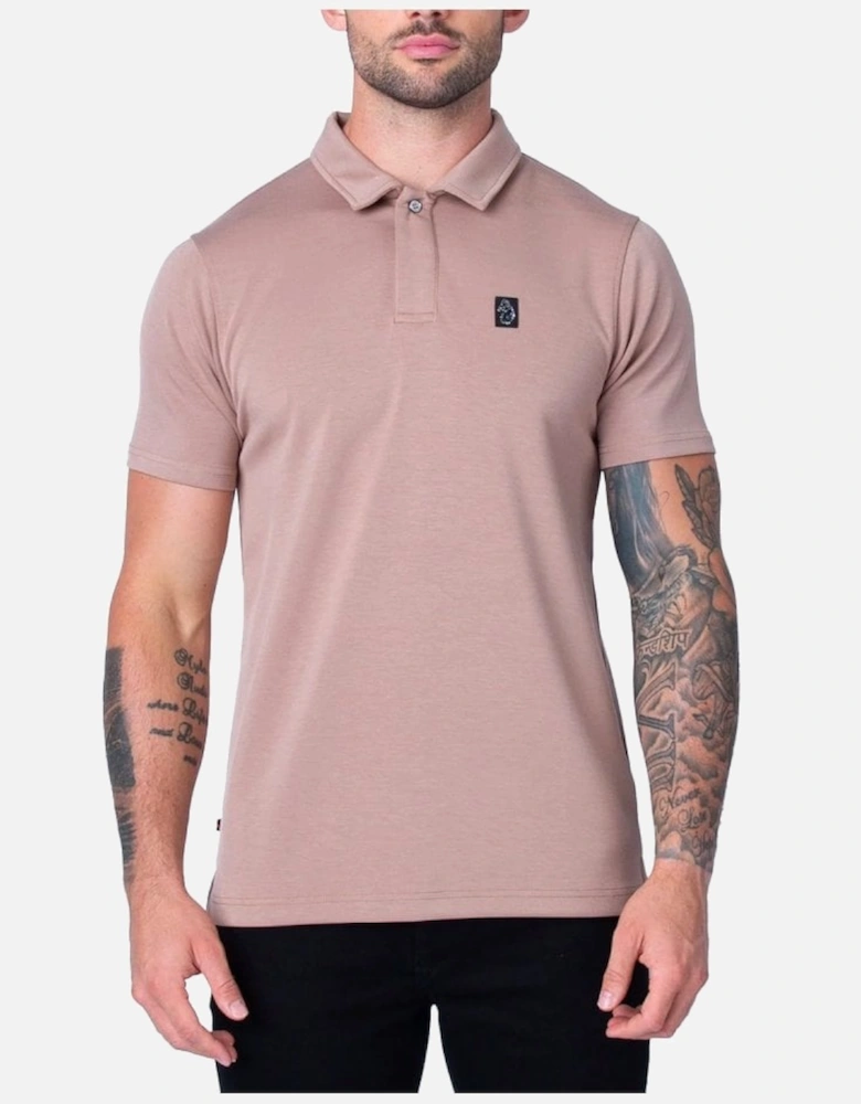 Luke Mainline Polo Shirt Short Sleeve Oatmeal