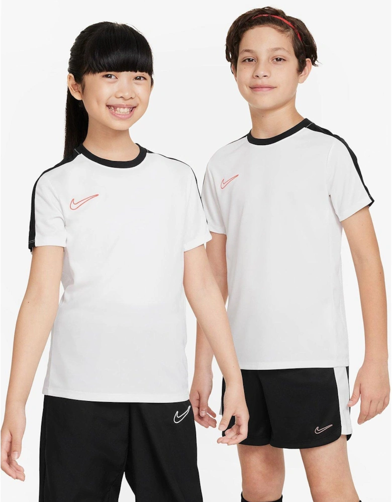 Junior Academy 23 Dry Short Sleeve T-Shirt - White