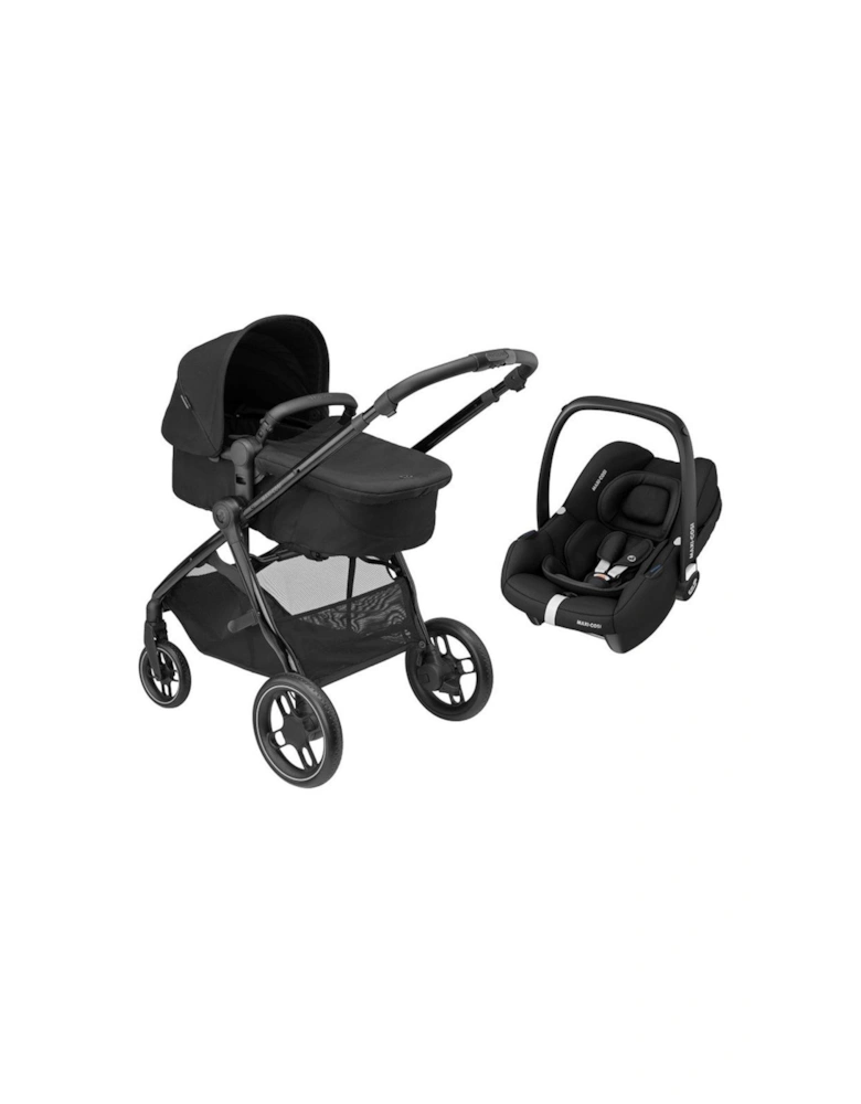 Maxi-Cosi Zelia Luxe Cabriofix i-Size Travel System - Twillic Black