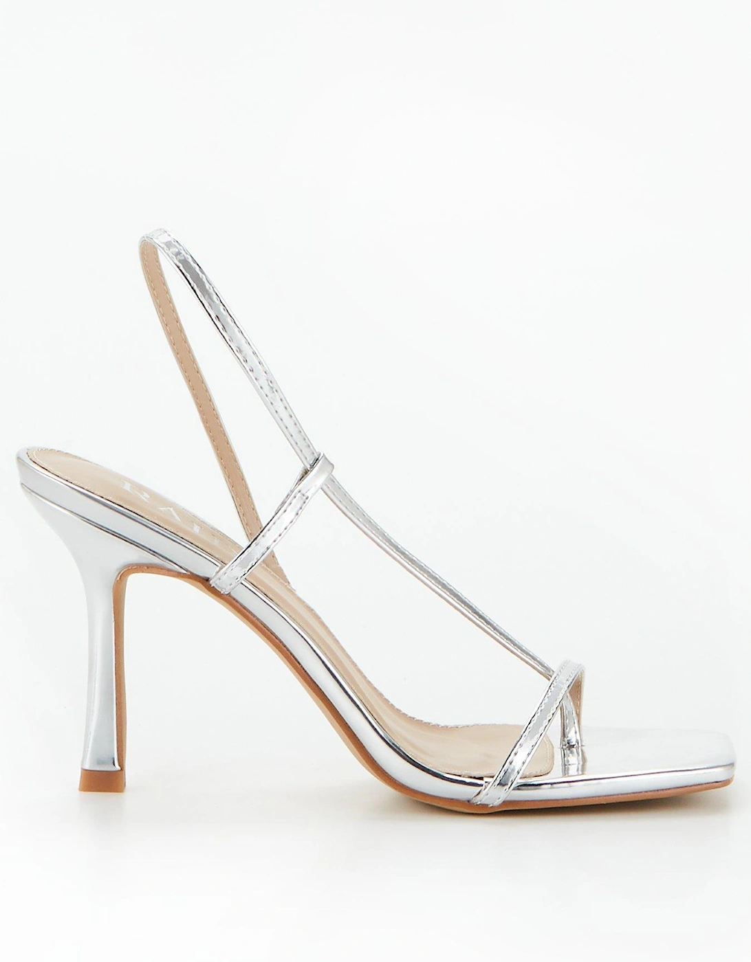 Wendy Heeled Sandals - Silver, 7 of 6