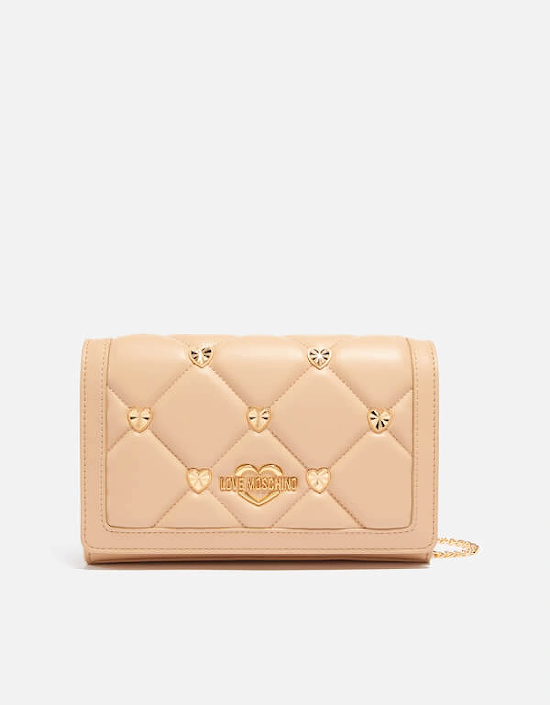 Heart Quilted Leather Crossbody Bag, 2 of 1