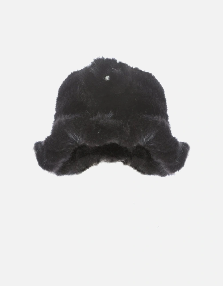 Black Stylish Mink Hat