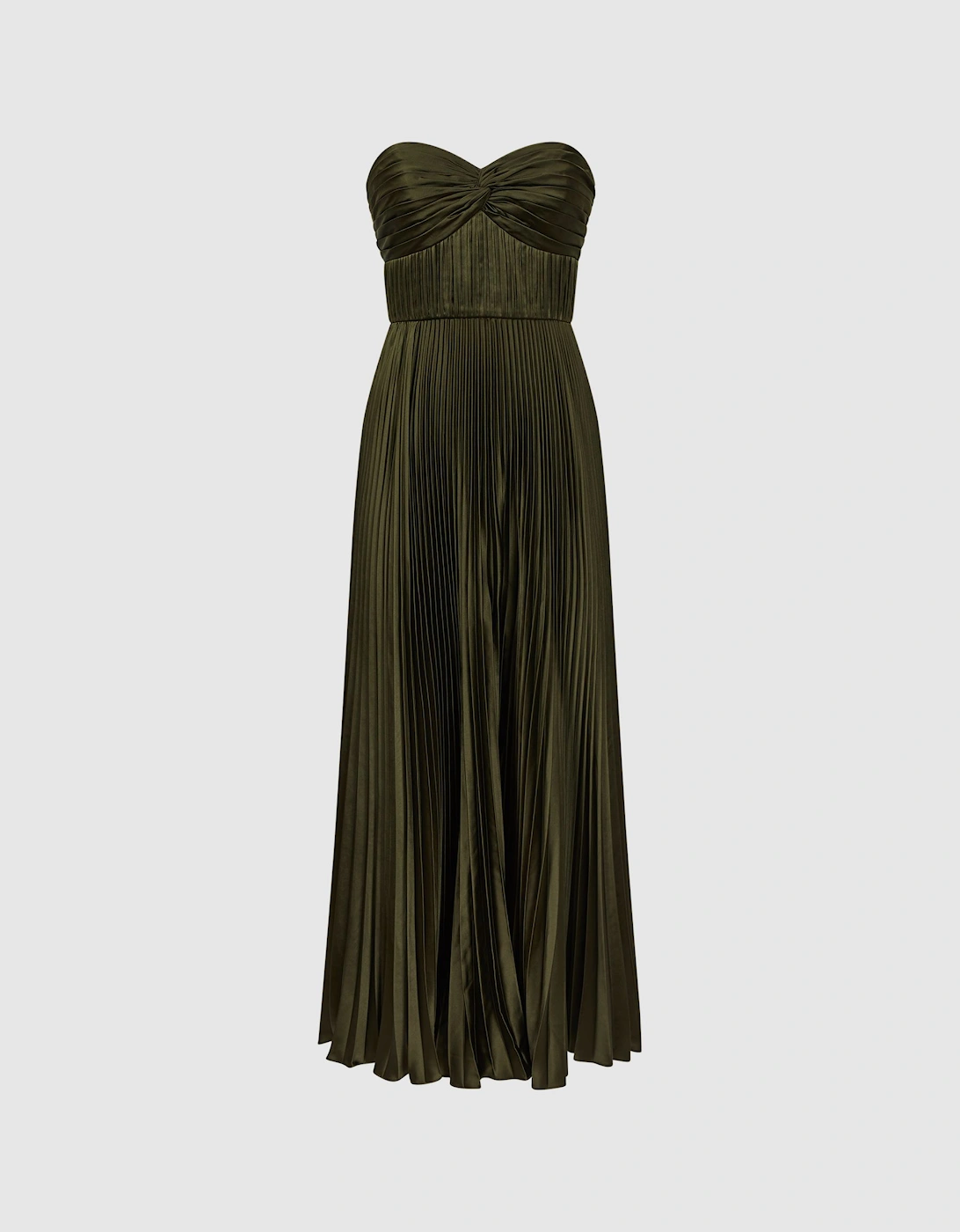 Amur Strapless Pleated Maxi Dress, 2 of 1