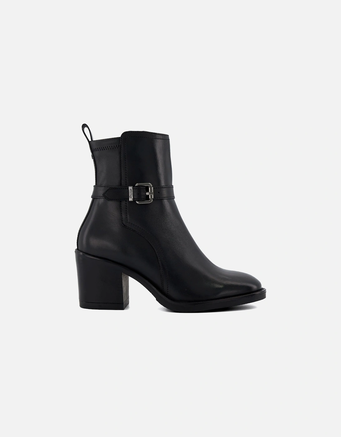 Ladies Prance - Buckled Block-Heeled Ankle Boots