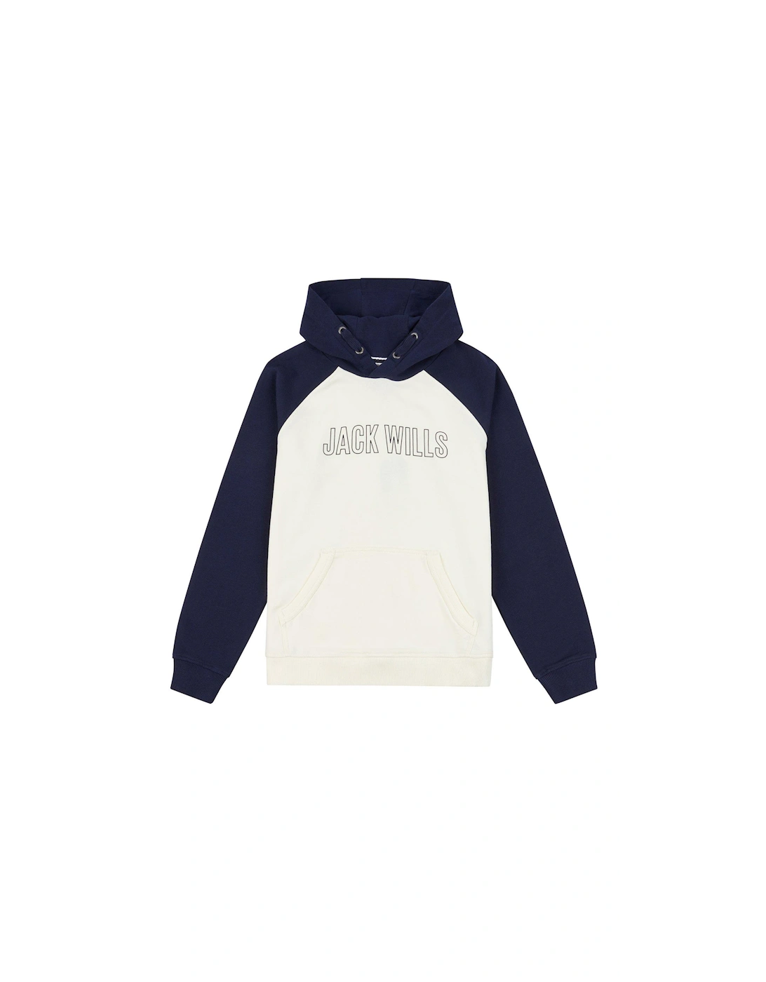 Boys Collegiate Oversized Hoodie - Marshmallow, 3 of 2