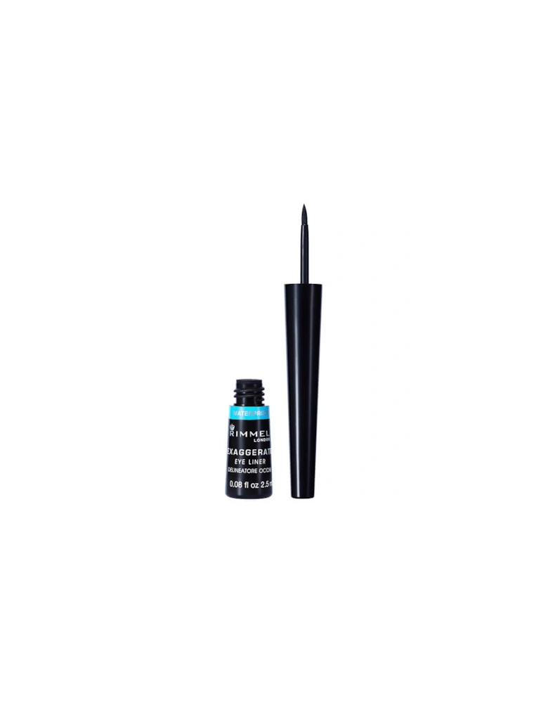 London Exaggerate Waterproof Liquid Eyeliner – 01 – Black, 2.5ml
