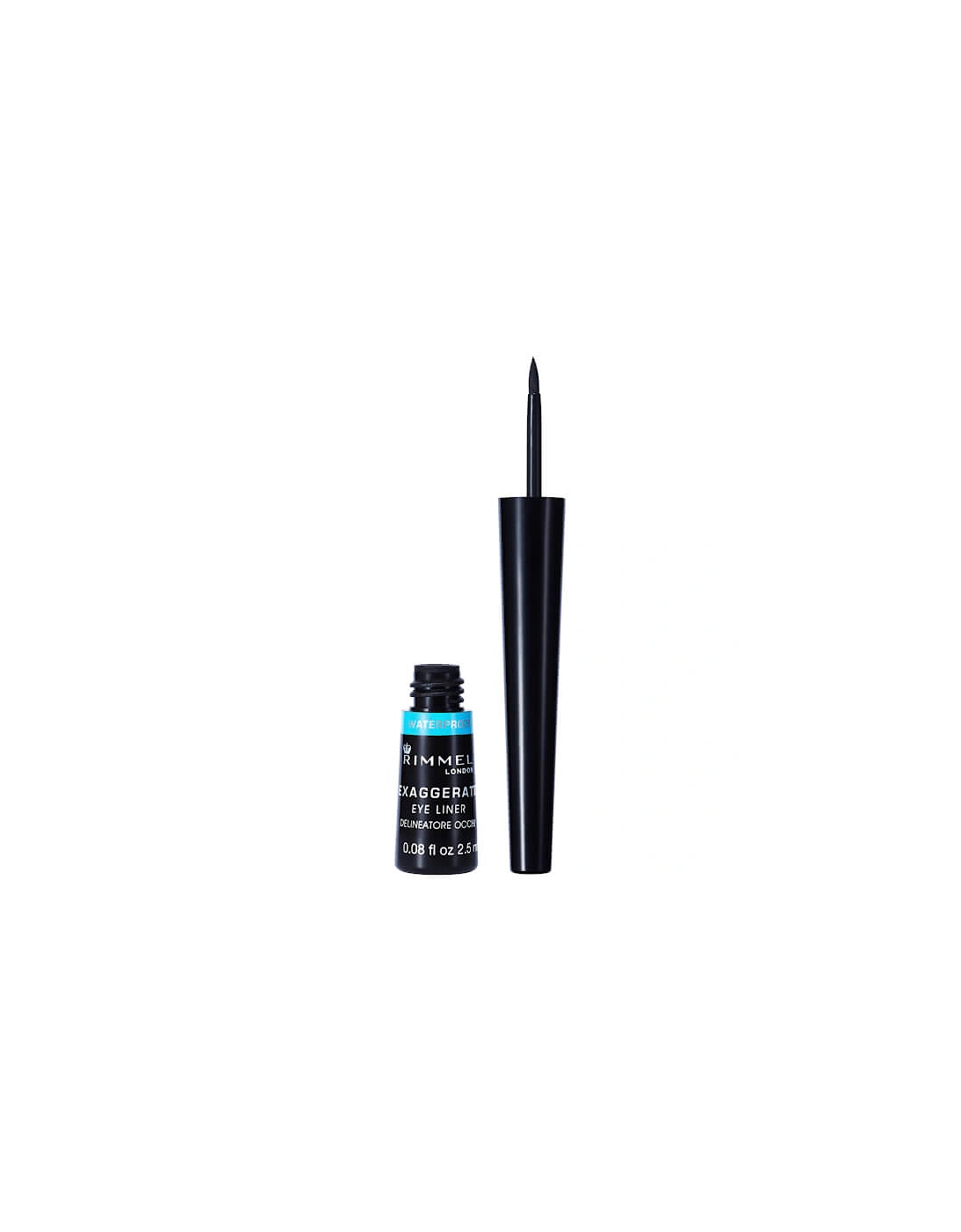London Exaggerate Waterproof Liquid Eyeliner – 01 – Black, 2.5ml, 2 of 1
