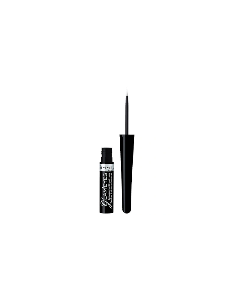 London Glameyes Professional Liquid Eyeliner – 01 – Black Glamour, 4ml