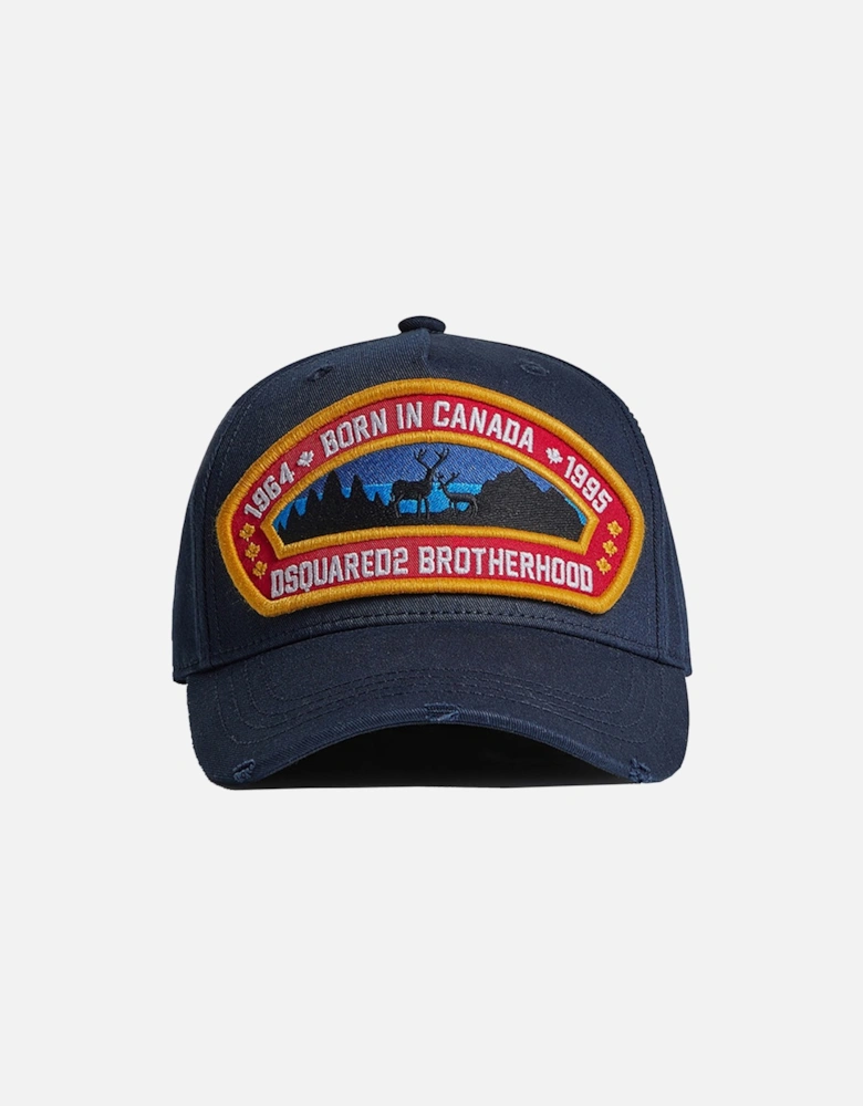 Men's Brotherhood Badge Logo Cap Navy