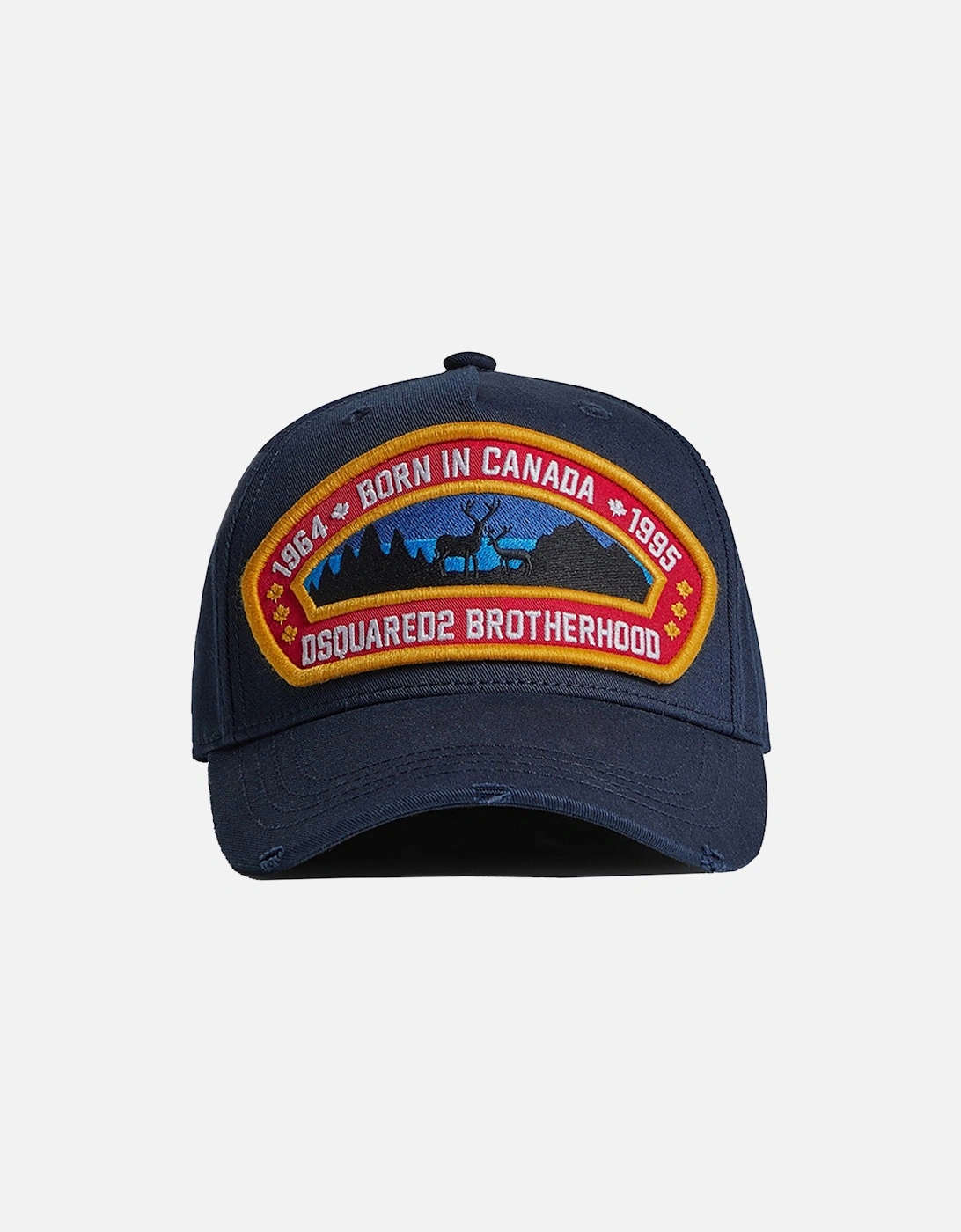 Men's Brotherhood Badge Logo Cap Navy, 5 of 4