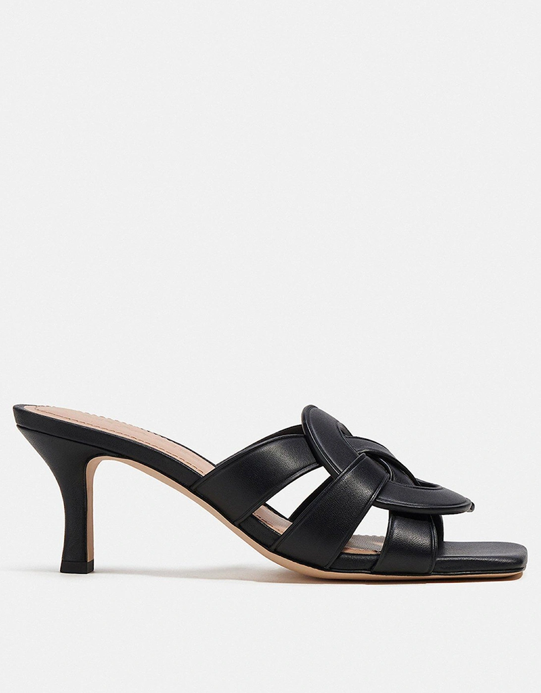 Tillie Leather Heeled Sandal - Black, 4 of 3