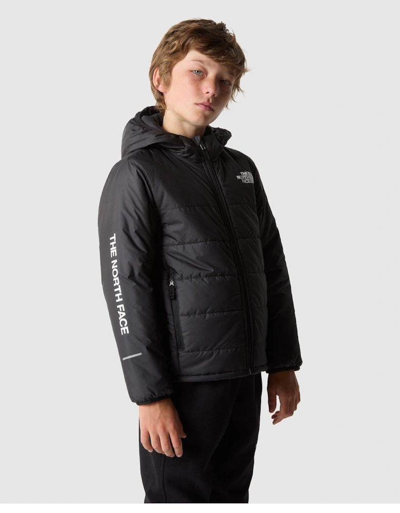 Boys Never Stop Synthetic Jacket - Black