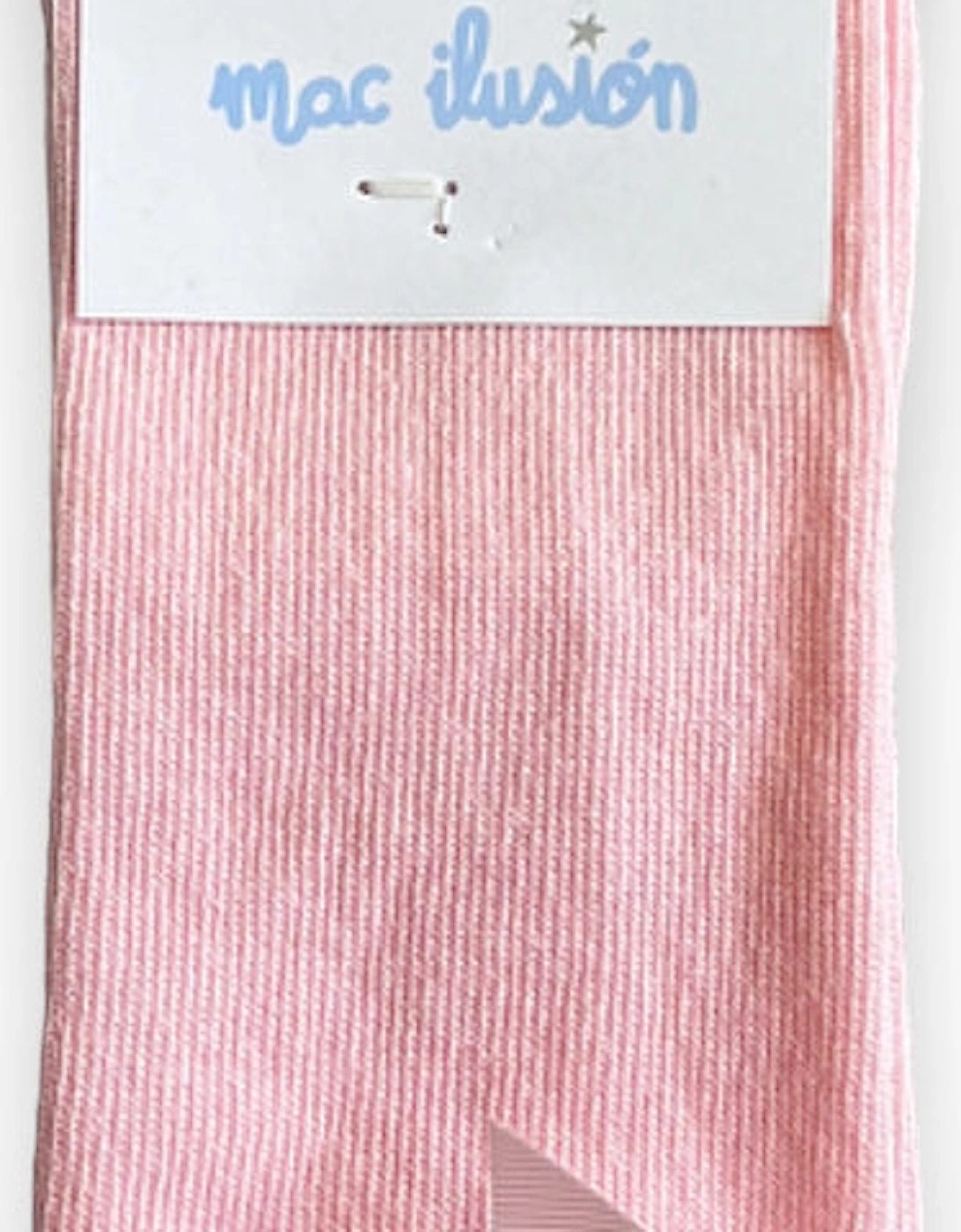 Dusty Pink Knee High Bow Socks, 2 of 1