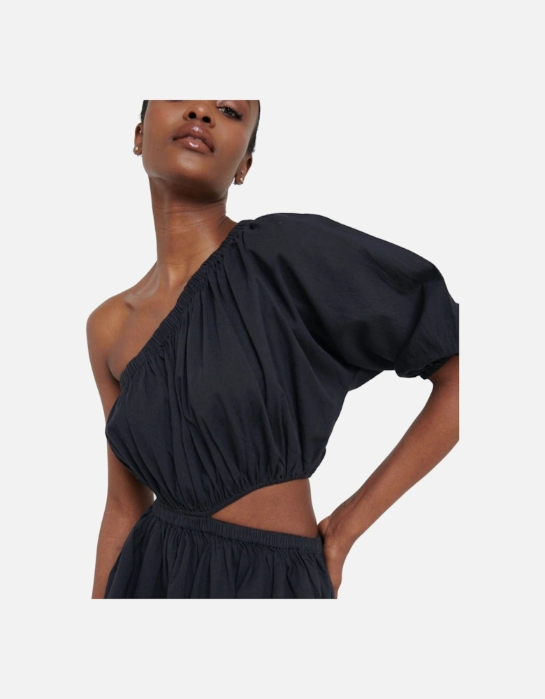 Jude Cut Out Black Maxi Dress