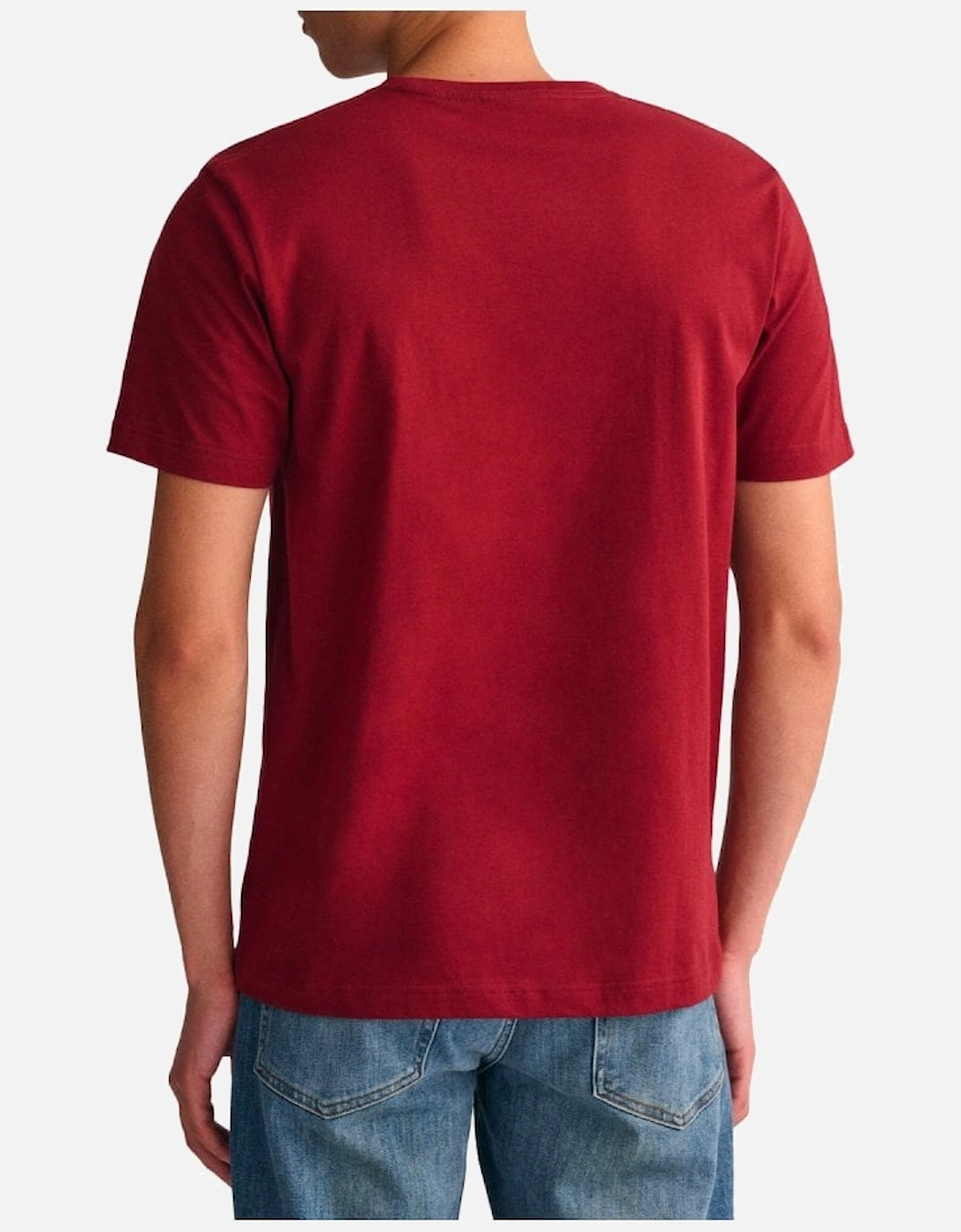 Regular Shield Short Sleeve T Shirt Plumped Red
