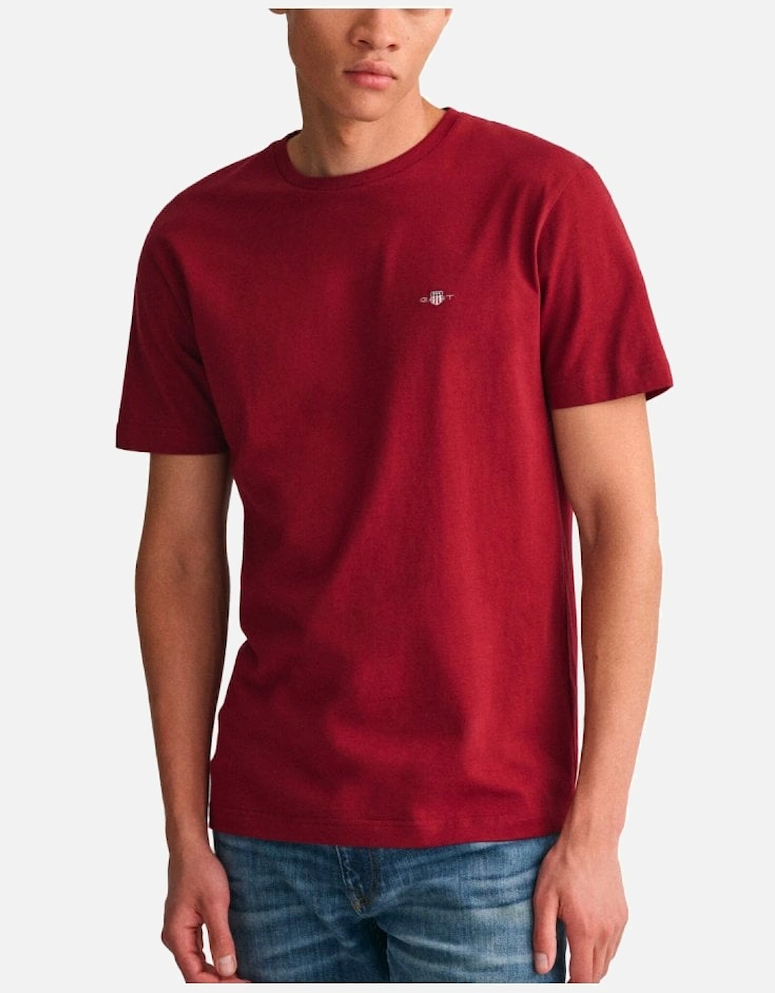 Regular Shield Short Sleeve T Shirt Plumped Red, 4 of 3