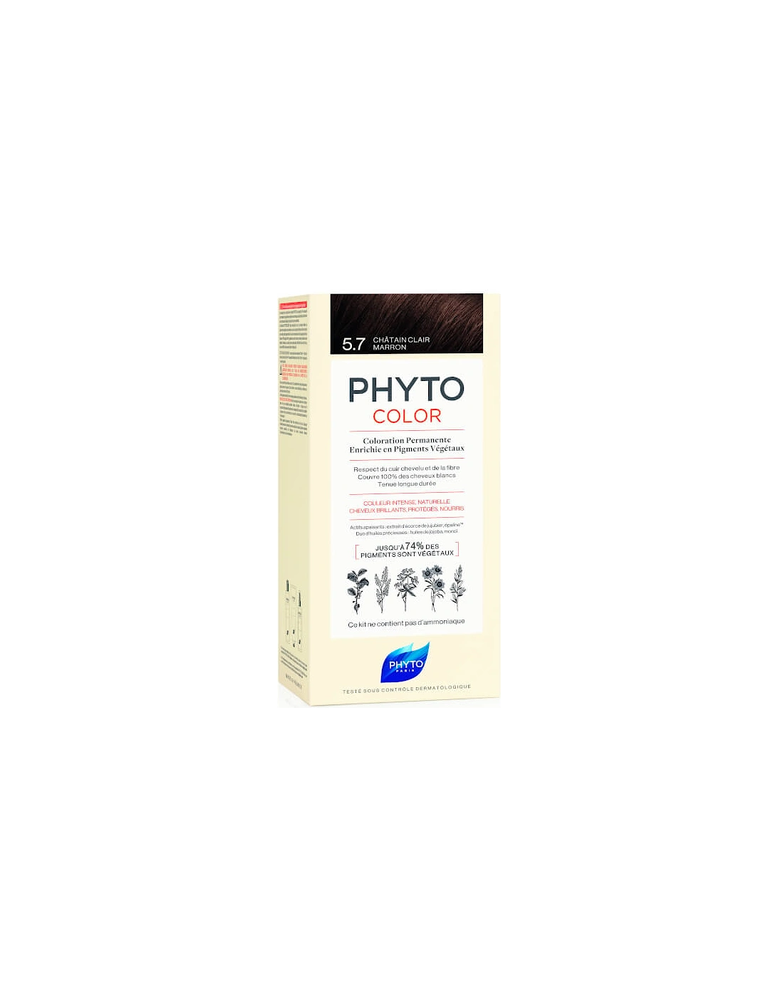 Hair Colour by Phytocolor - 6 Dark Blonde 180g - Phyto, 2 of 1