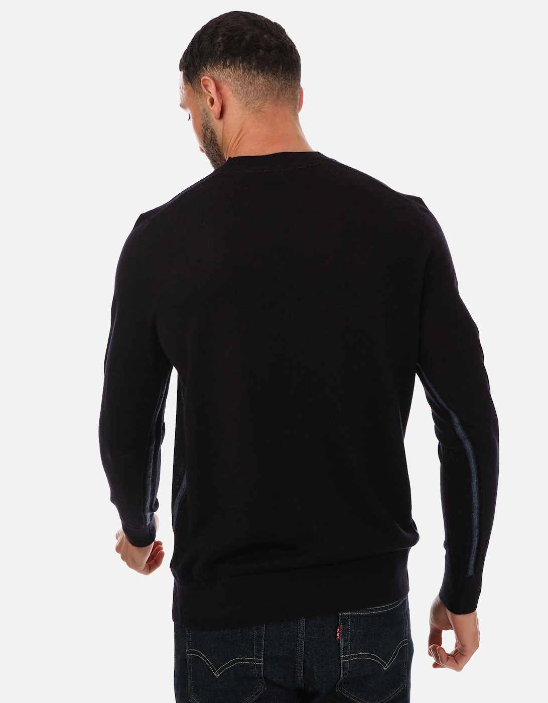 Cardiff Merino Wool Crewneck Sweater - Mens Cardiff Core Knit Jumper