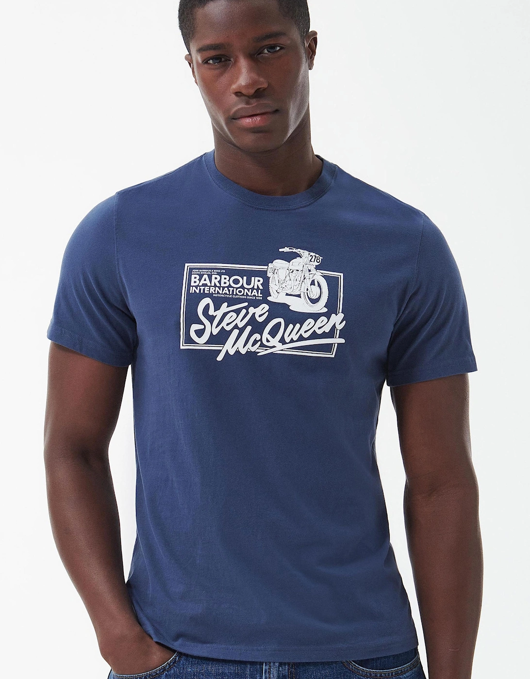 Steve McQueen Eddie Tee Navy