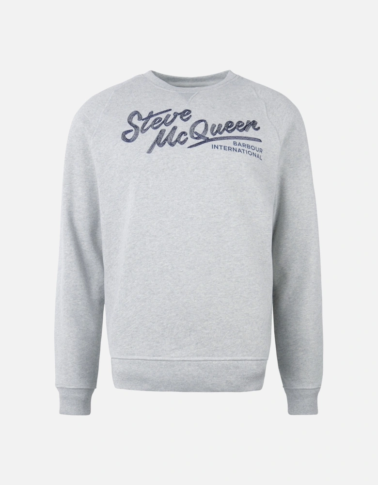 Steve McQueen Frankie Crew Neck Sweatshirt Grey Marl