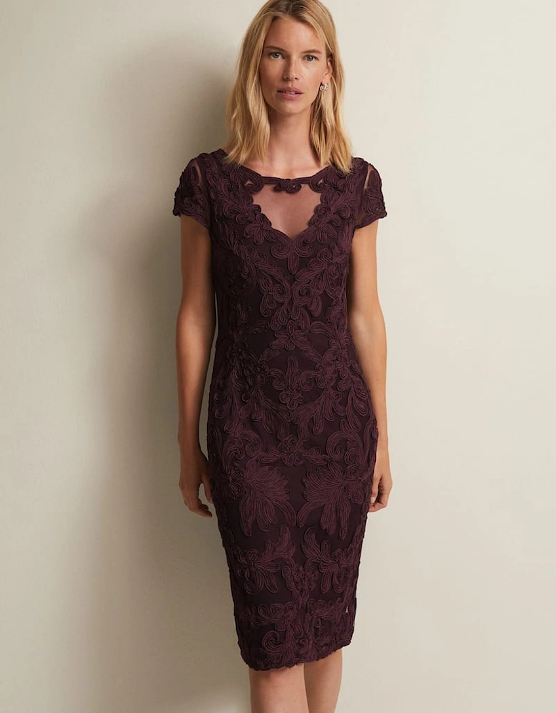 Agatha Berry Tapework Midi Dress, 7 of 6