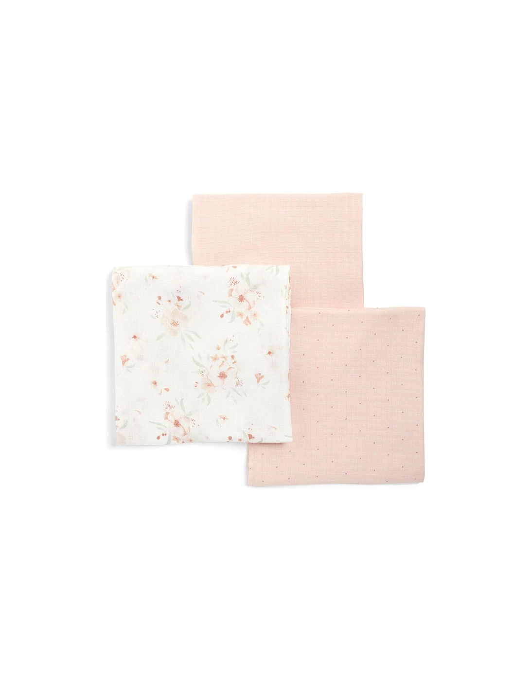 Large Floral Muslin Squares - 3 Pack, 2 of 1