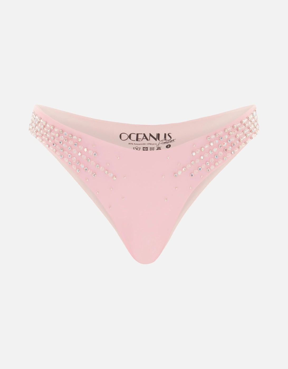 Ophelia Crystal Summer Bikini Bottoms Pink, 5 of 4