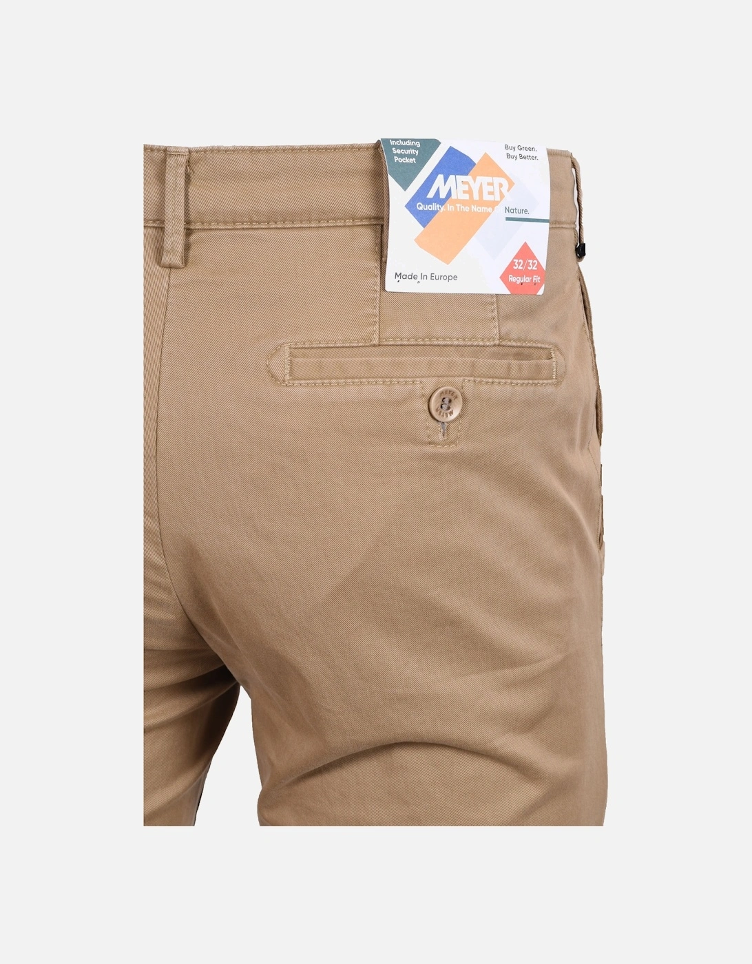 Roma Cotton Trousers Tan, 4 of 3