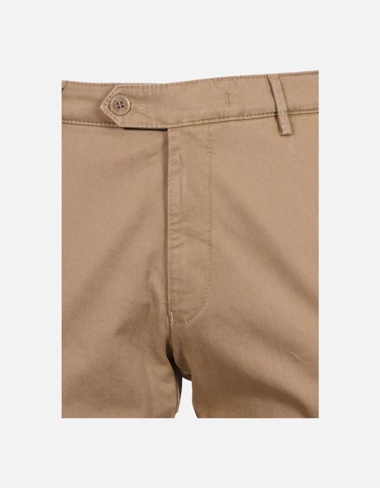 Roma Cotton Trousers Tan