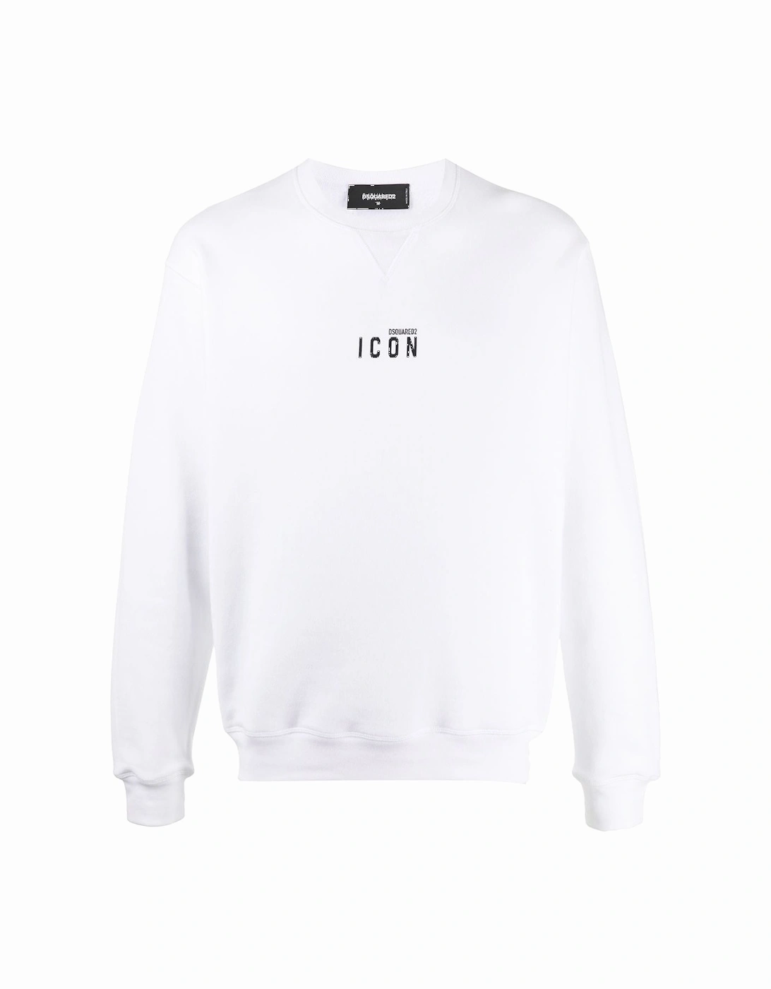 Mini Icon-print Crew Neck Sweatshirt in White, 2 of 1