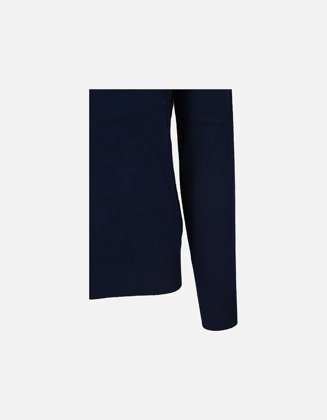 Lambswool Half Zip Knitwear Navy