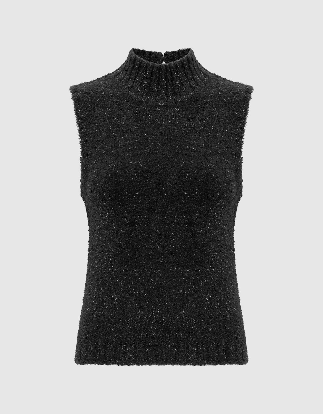 Tinsel Knitted Sleeveless Vest, 2 of 1