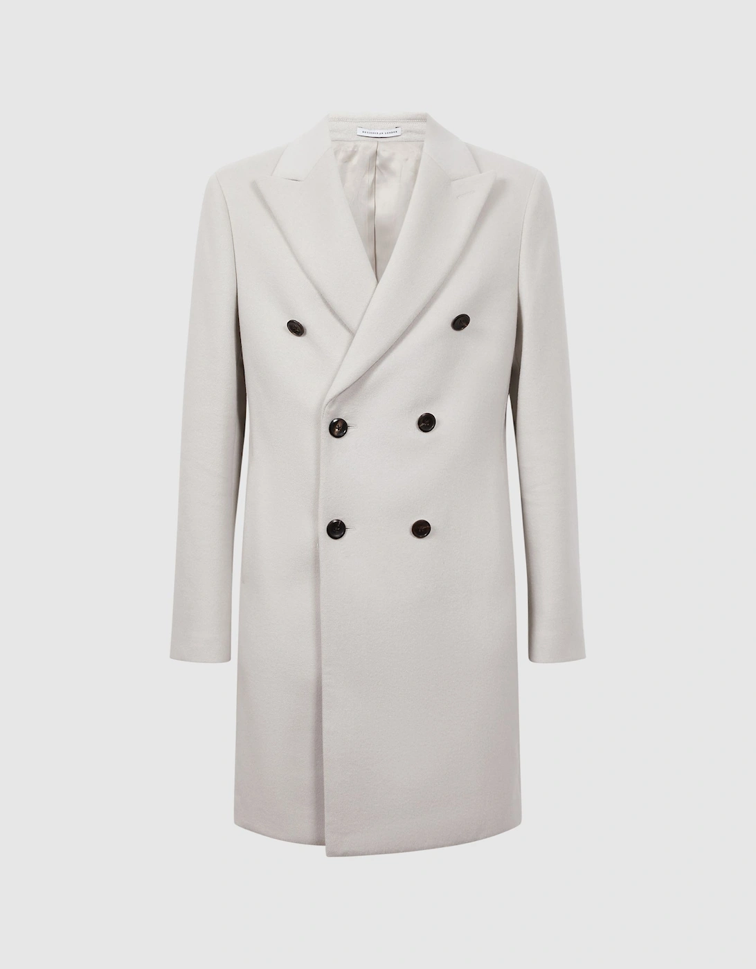 Wool Blend Double Breasted Epsom Coat, 2 of 1