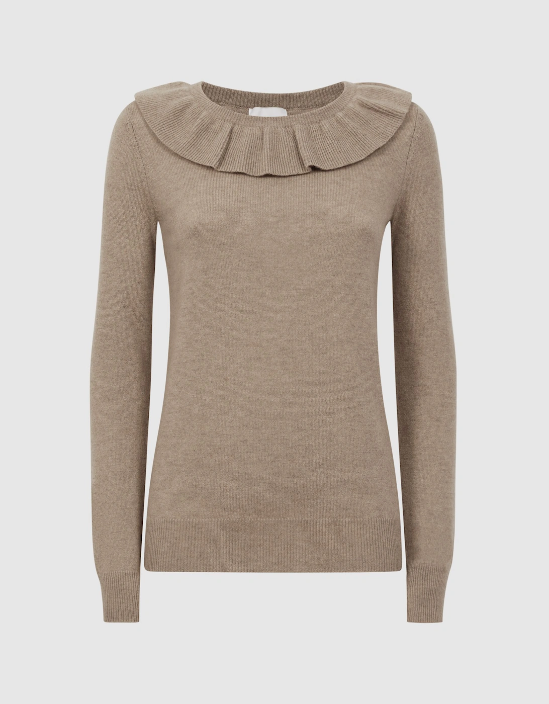 Madeleine Thompson Wool-Cashmere Frill Collar Top, 2 of 1