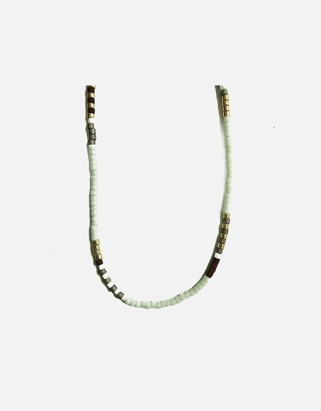 Beaded Necklace - Mint Mix