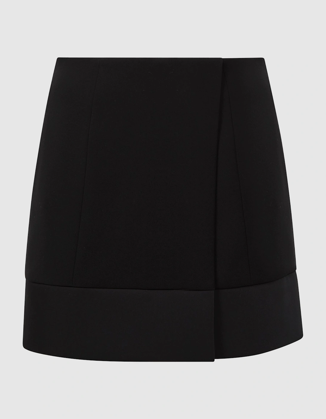 Satin Trim Mini Skirt, 2 of 1