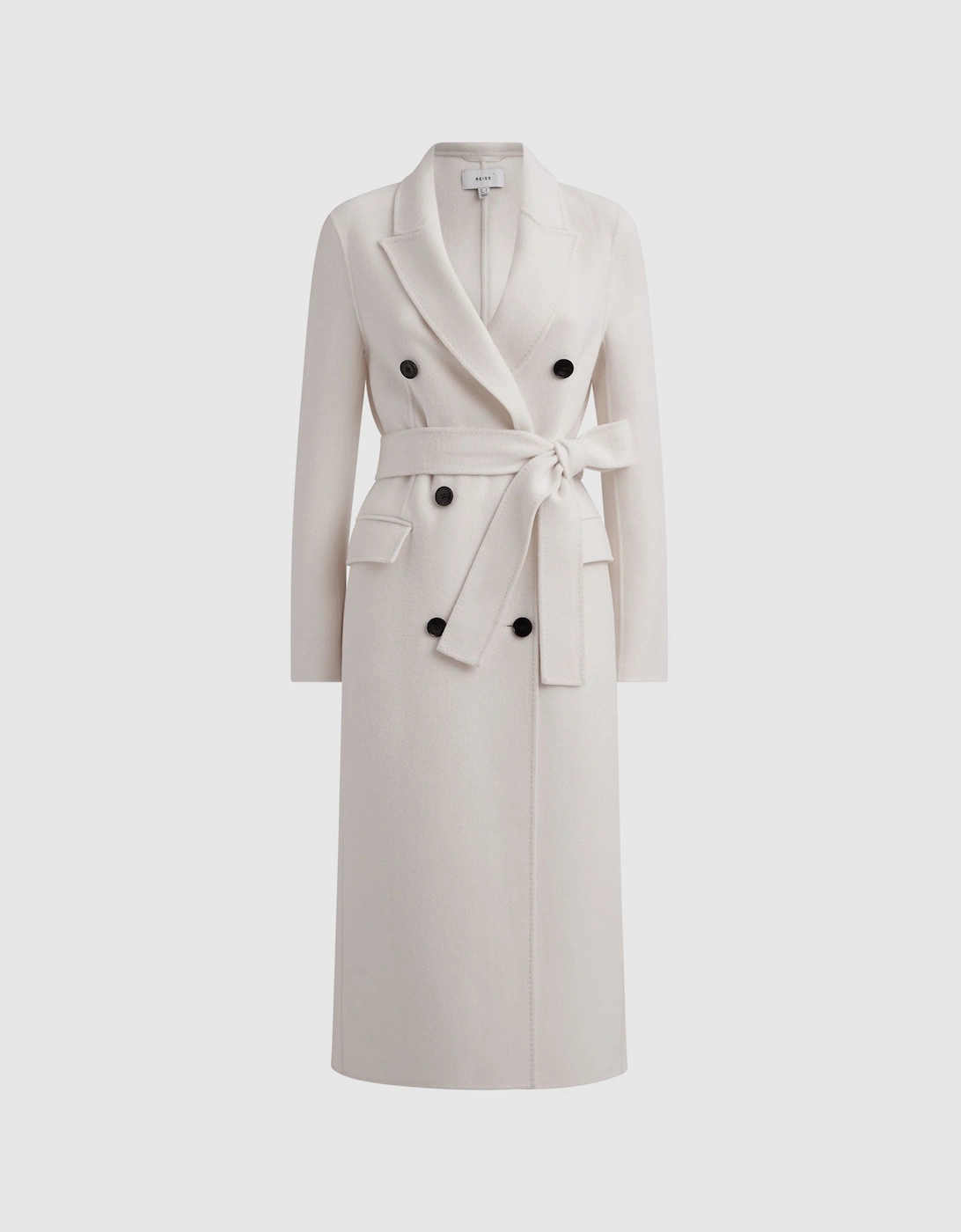 Relaxed Wool Blend Blindseam Belted Coat, 2 of 1