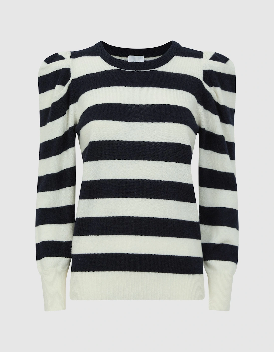 Madeleine Thompson Wool-Cashmere Striped Top, 2 of 1