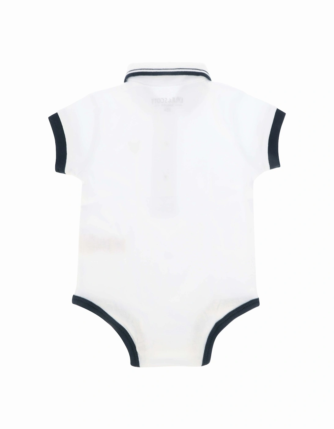 Baby Boys Tipped Polo Bodysuit