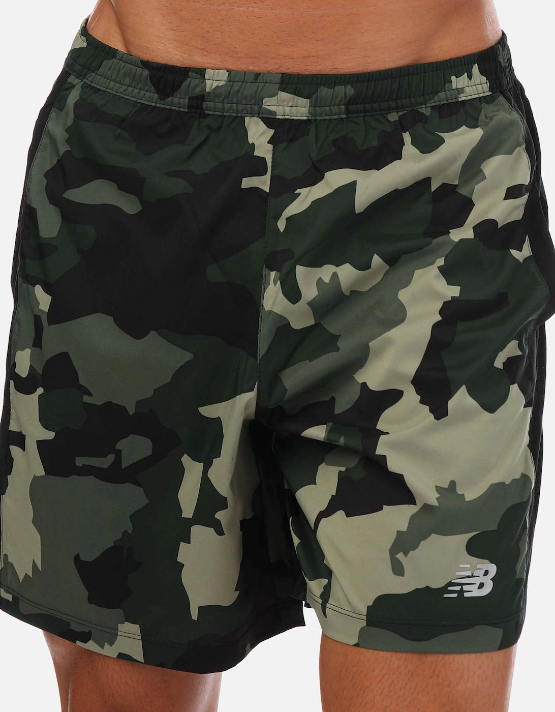 Mens Printed Accelerate 7 Inch Shorts, 5 of 4