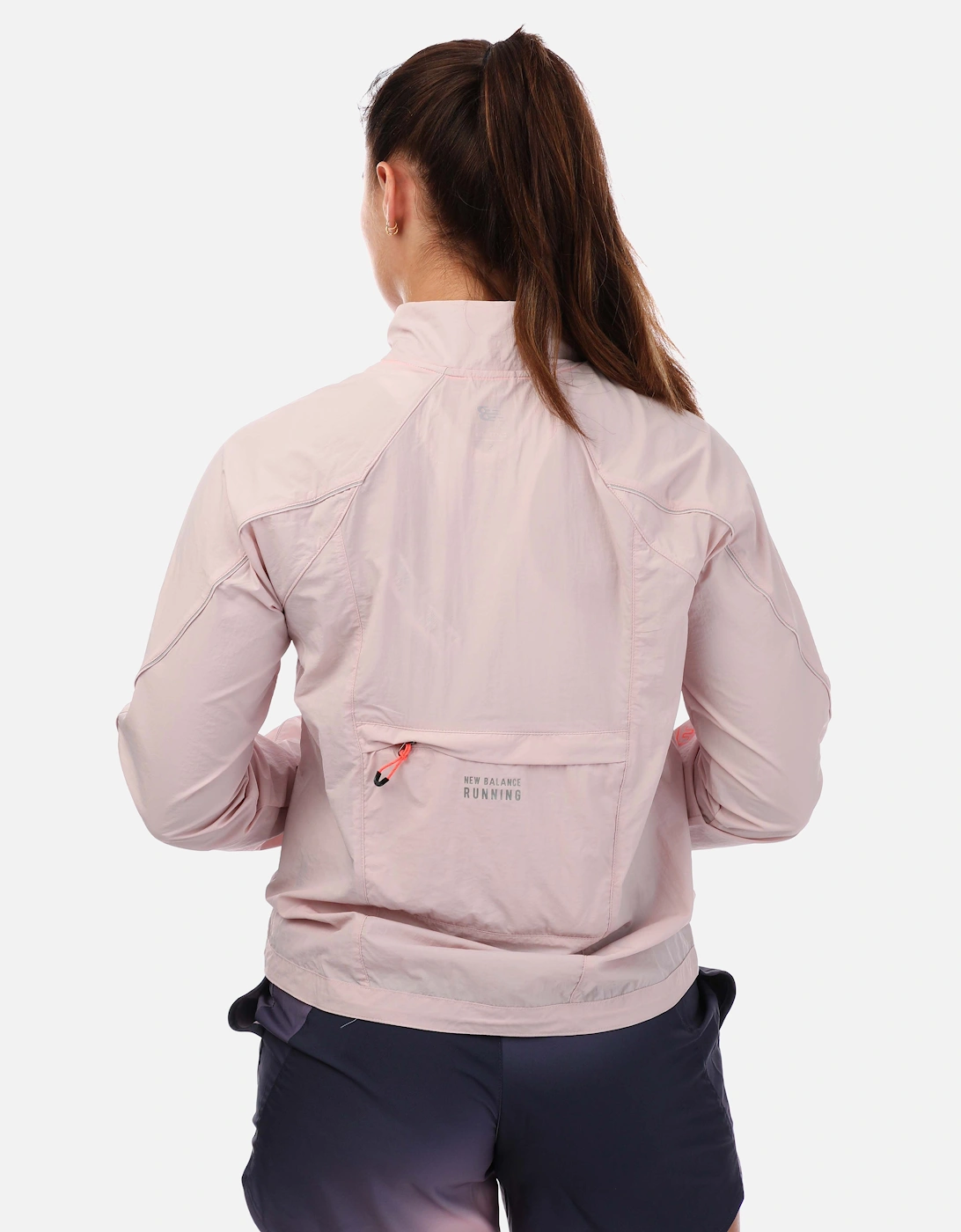 Womens Printed Impact Run Light Pack Jacket