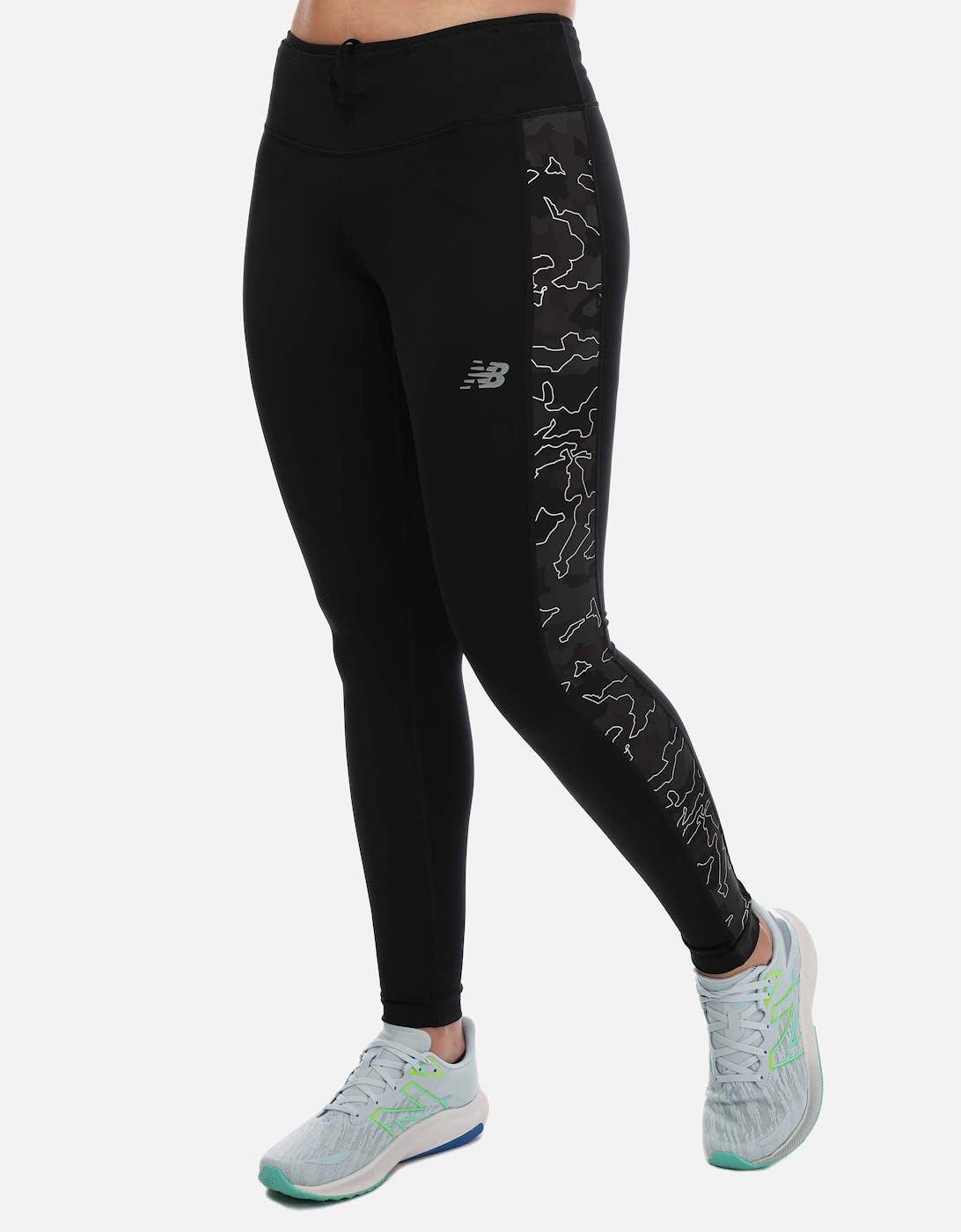Womens Reflective Print Accelerate Tights, 4 of 3