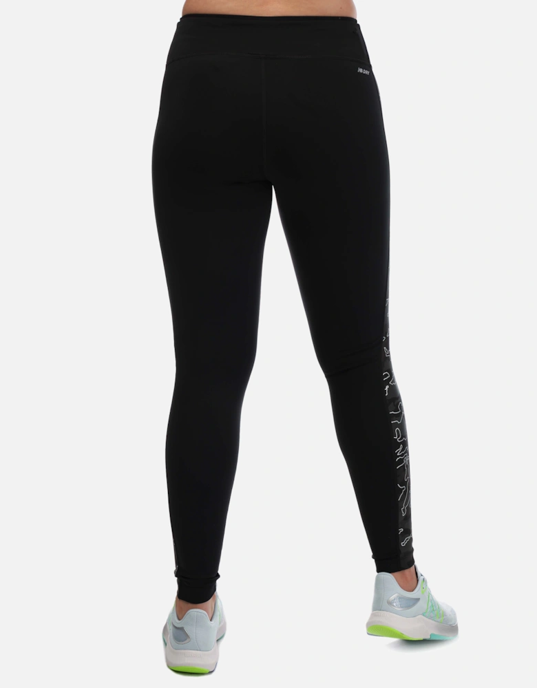 Womens Reflective Print Accelerate Tights