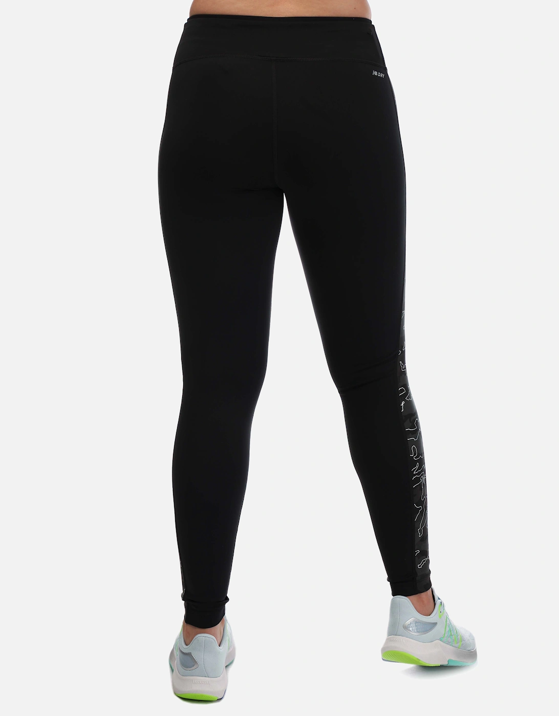 Womens Reflective Print Accelerate Tights