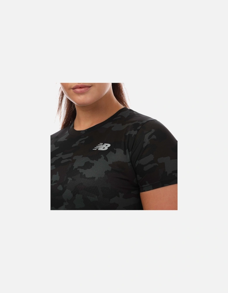 Womens Printed Accelerate T-Shirt