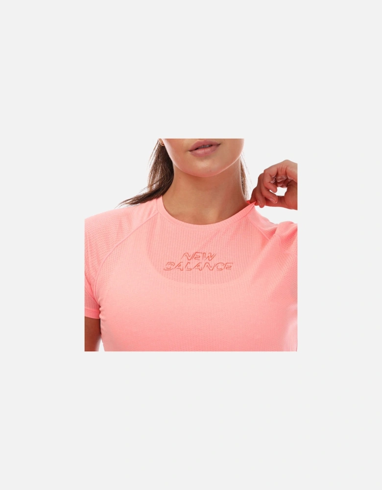 Womens Printed Impact Run T-Shirt